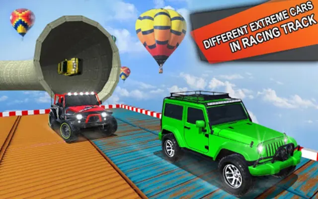 Impossible Jeep Stunt Driving android App screenshot 0